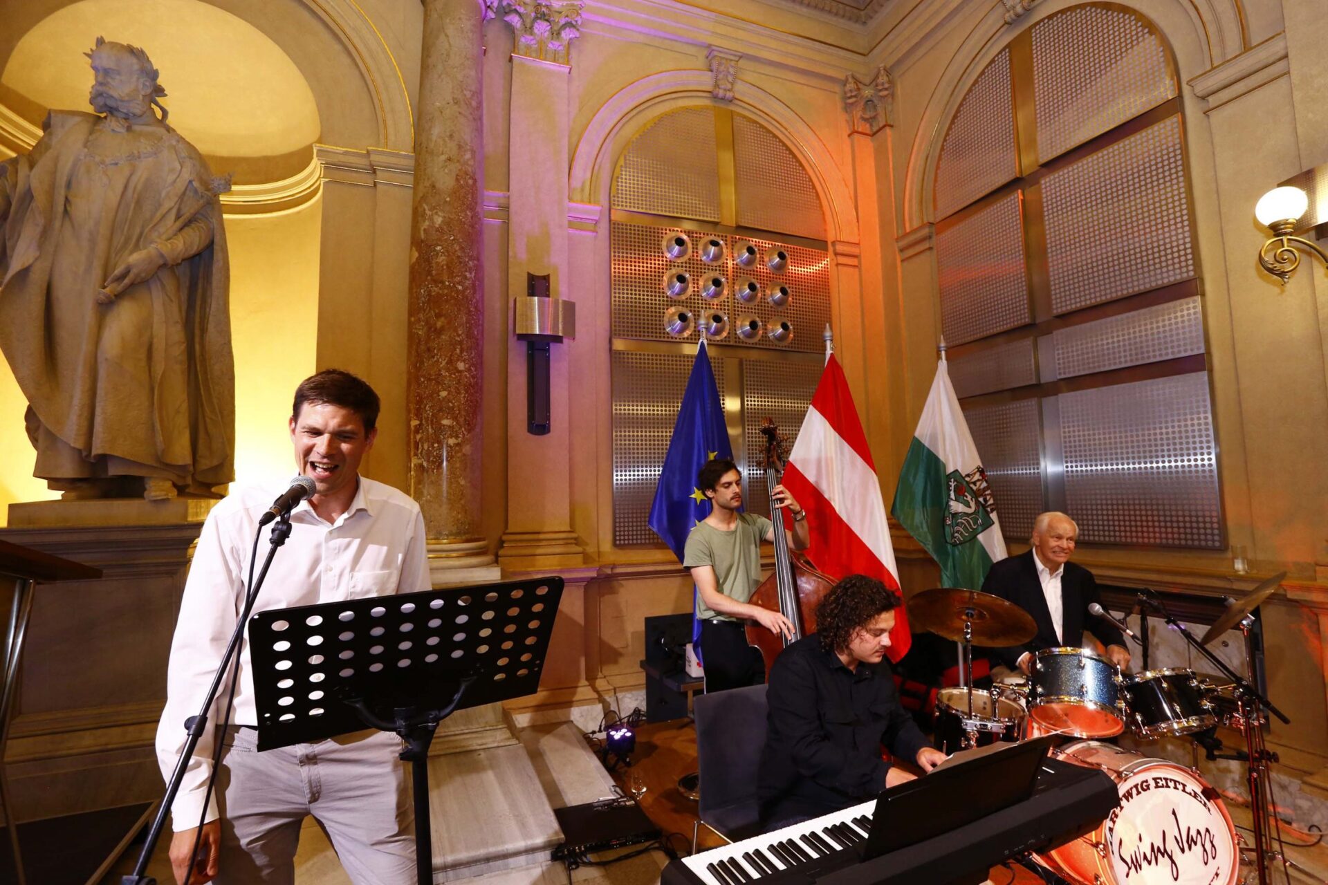 Graz event tom pock screams into the mic the emperor watches scaled